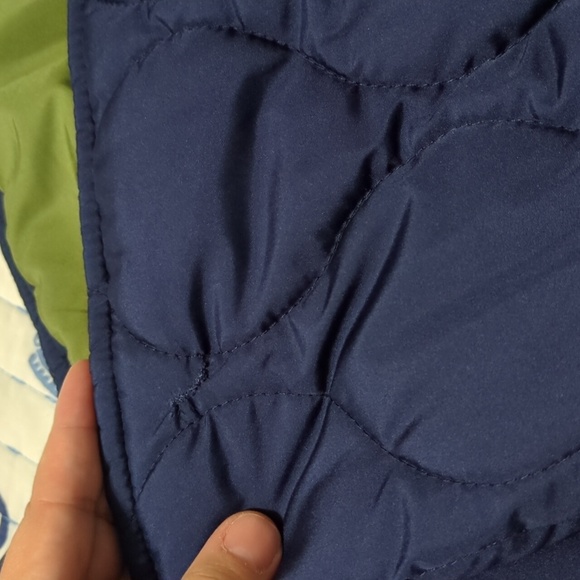 J. Crew Signature Puffer Navy Quilted Comfy Women's Coocon Jacket Winter Sz 2X - Picture 11 of 11